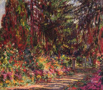 ग्वारी में गार्डन पथ, 1902 द्वारा Claude Monet